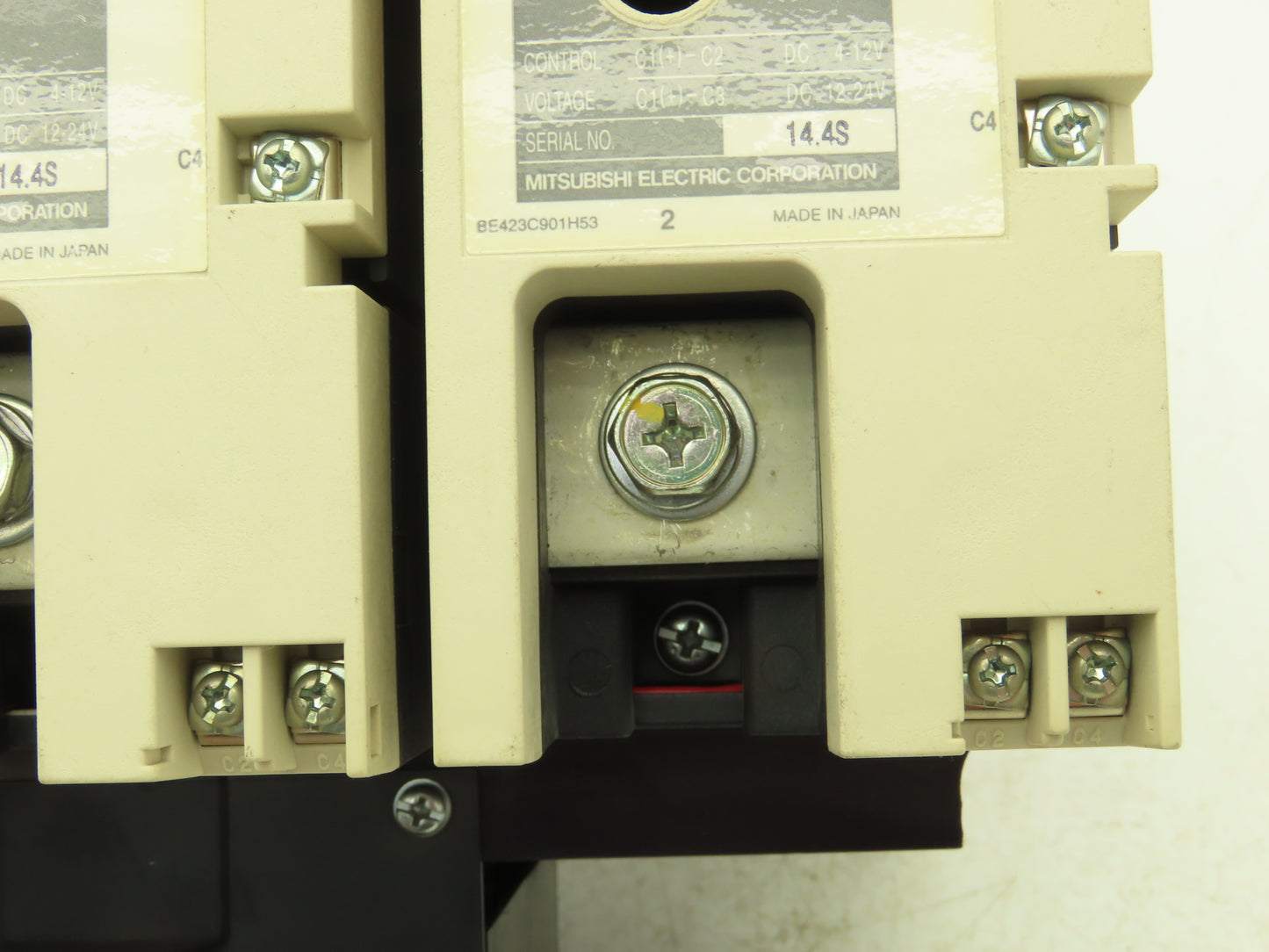 Mitsubishi US-K120 TE 120A Solid State Contactors (3) Units On Heat Sink w Fan