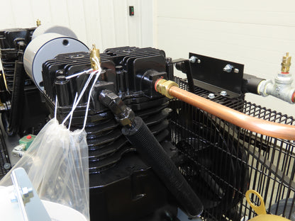 Atlas Copco CR5 Reciprocating Duplex Air Compressor 35CFM 5HP 230V 3Ph 120 Gal