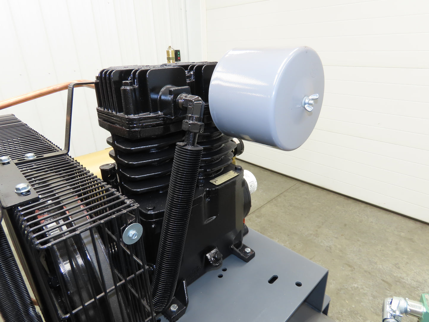 Atlas Copco CR5 Reciprocating Duplex Air Compressor 35CFM 5HP 230V 3Ph 120 Gal