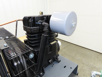 Atlas Copco CR5 Reciprocating Duplex Air Compressor 35CFM 5HP 230V 3Ph 120 Gal