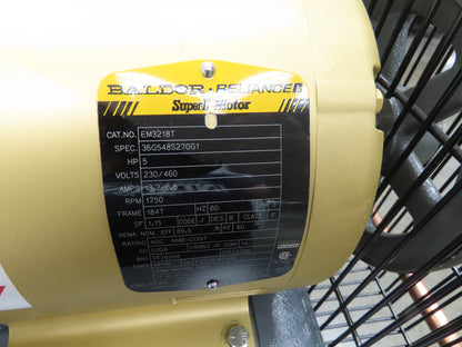 Atlas Copco CR5 Reciprocating Duplex Air Compressor 35CFM 5HP 230V 3Ph 120 Gal