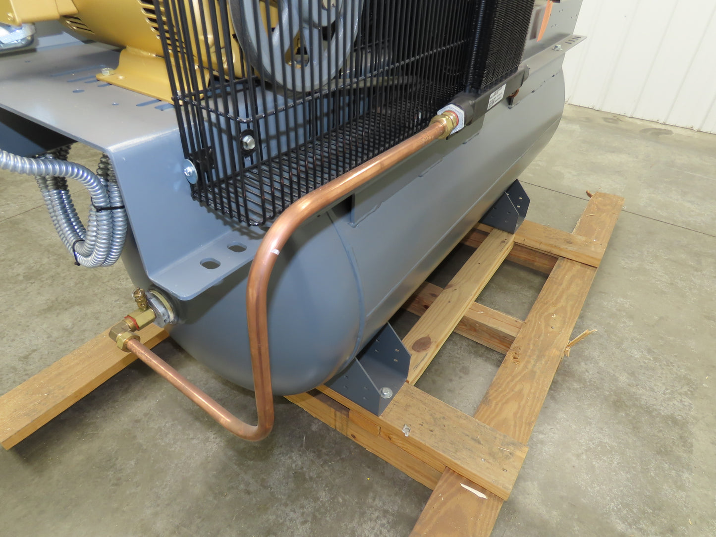 Atlas Copco CR5 Reciprocating Duplex Air Compressor 35CFM 5HP 230V 3Ph 120 Gal