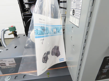 Atlas Copco CR5 Reciprocating Duplex Air Compressor 35CFM 5HP 230V 3Ph 120 Gal