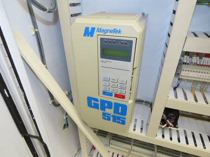 Apache Mepaco 10' 4" Sanitary Washdown Conveyor 12"Mesh Belt 480V Variable Speed