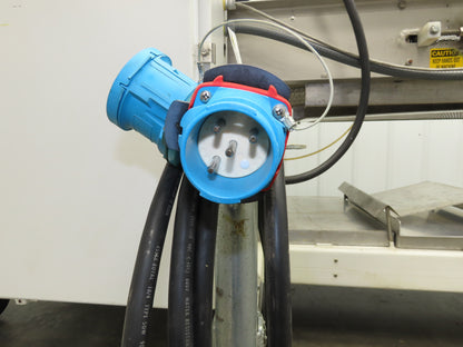 Apache Mepaco 10' 4" Sanitary Washdown Conveyor 12"Mesh Belt 480V Variable Speed