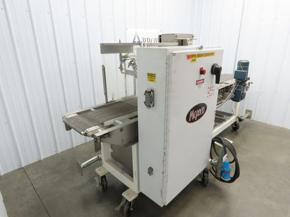 Apache Mepaco 10' 4" Sanitary Washdown Conveyor 12"Mesh Belt 480V Variable Speed