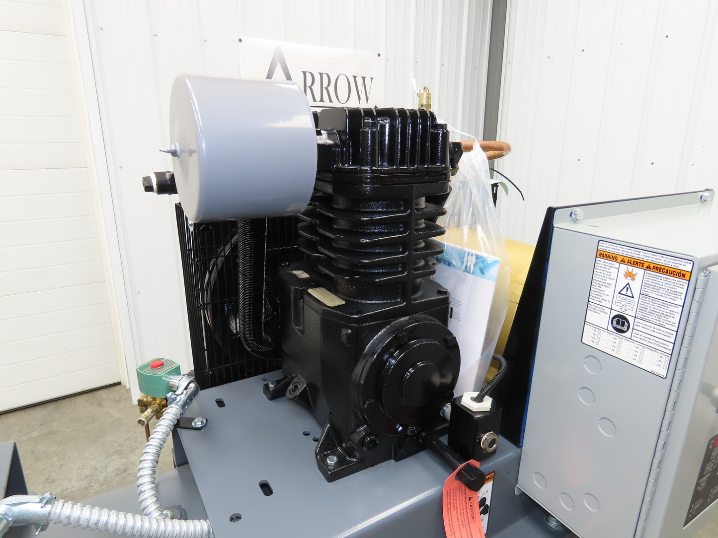 Atlas Copco CR7.5 Reciprocating Duplex Air Compressor 51CFM 7.5HP 3Ph 120 Gal