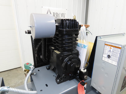 Atlas Copco CR7.5 Reciprocating Duplex Air Compressor 51CFM 7.5HP 3Ph 120 Gal