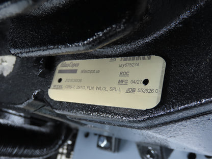 Atlas Copco CR7.5 Reciprocating Duplex Air Compressor 51CFM 7.5HP 3Ph 120 Gal