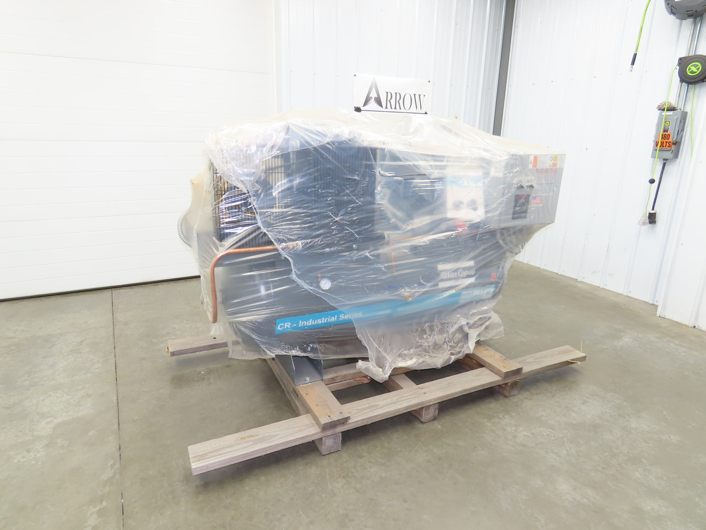 Atlas Copco CR7.5 Reciprocating Duplex Air Compressor 51CFM 7.5HP 3Ph 120 Gal