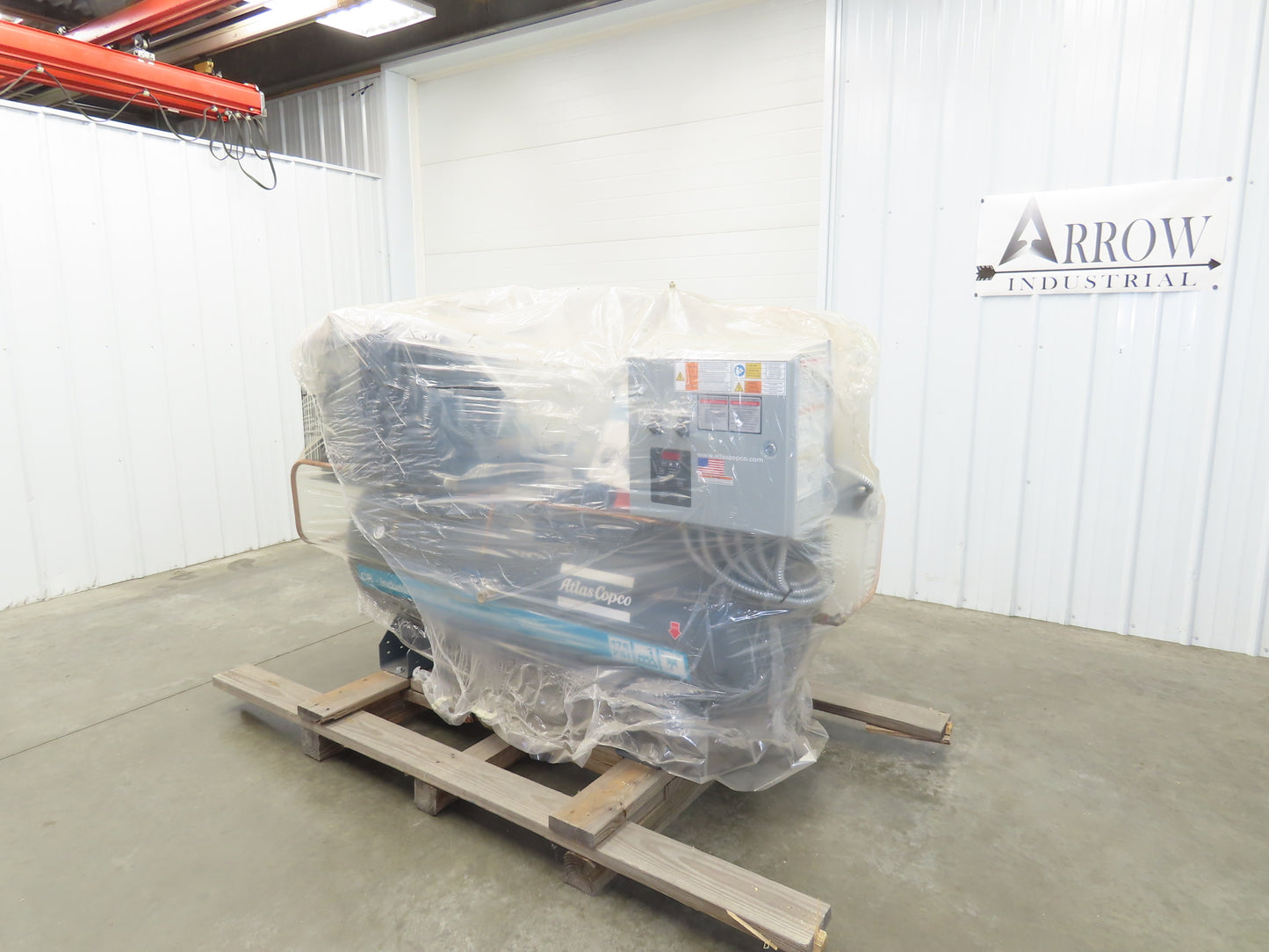 Atlas Copco CR7.5 Reciprocating Duplex Air Compressor 51CFM 7.5HP 3Ph 120 Gal