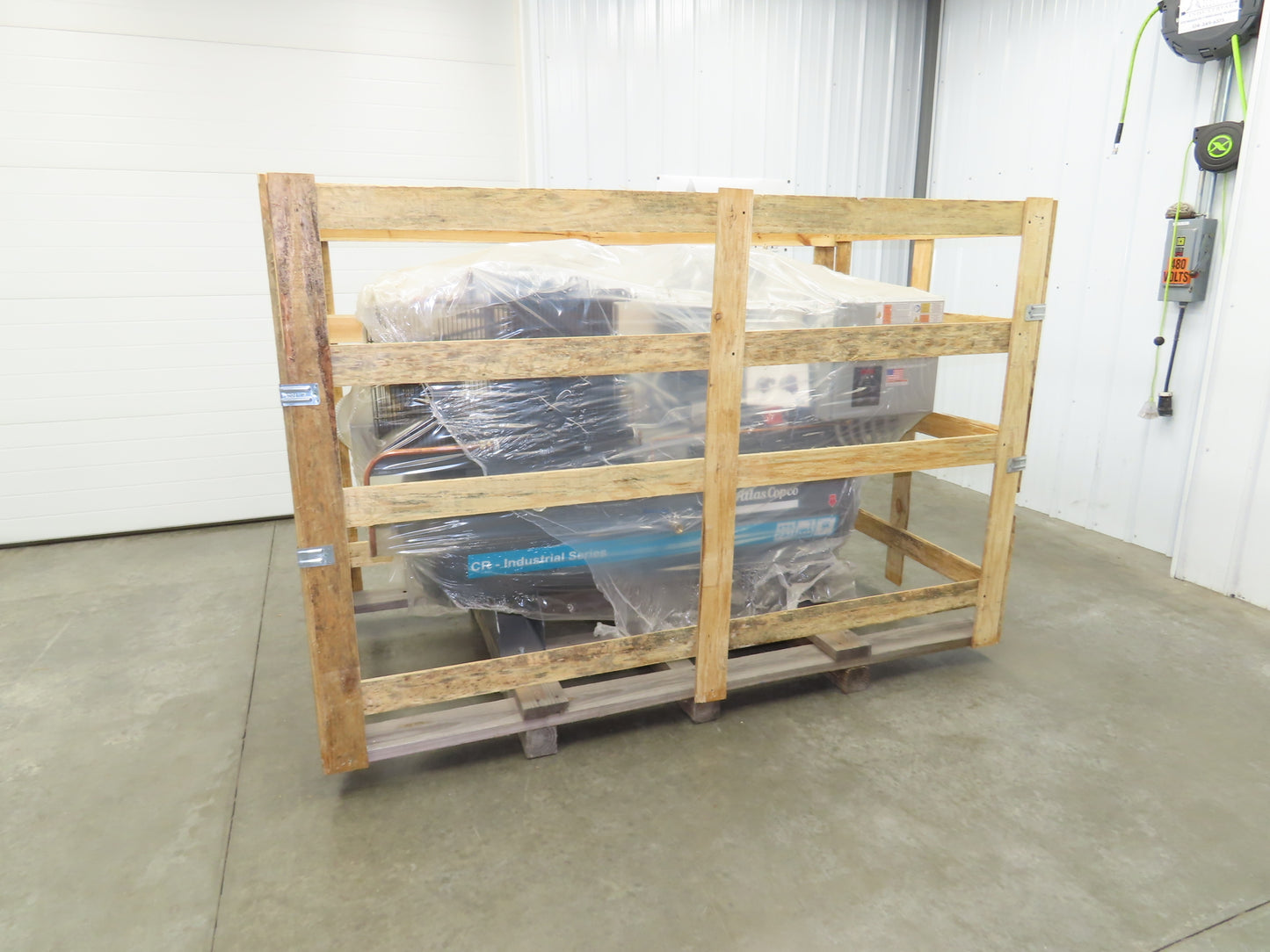 Atlas Copco CR7.5 Reciprocating Duplex Air Compressor 51CFM 7.5HP 3Ph 120 Gal