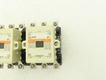 Fuji Electric SC-N4/SF Motor Starter Contactor 80A 600V 3 Pole Lot of 2