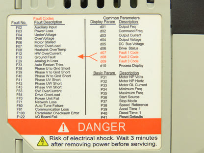 Allen Bradley 22A-D2P3N104 PowerFlex 4 VFD Variable Speed AC Drive 1Hp 460V 3PH