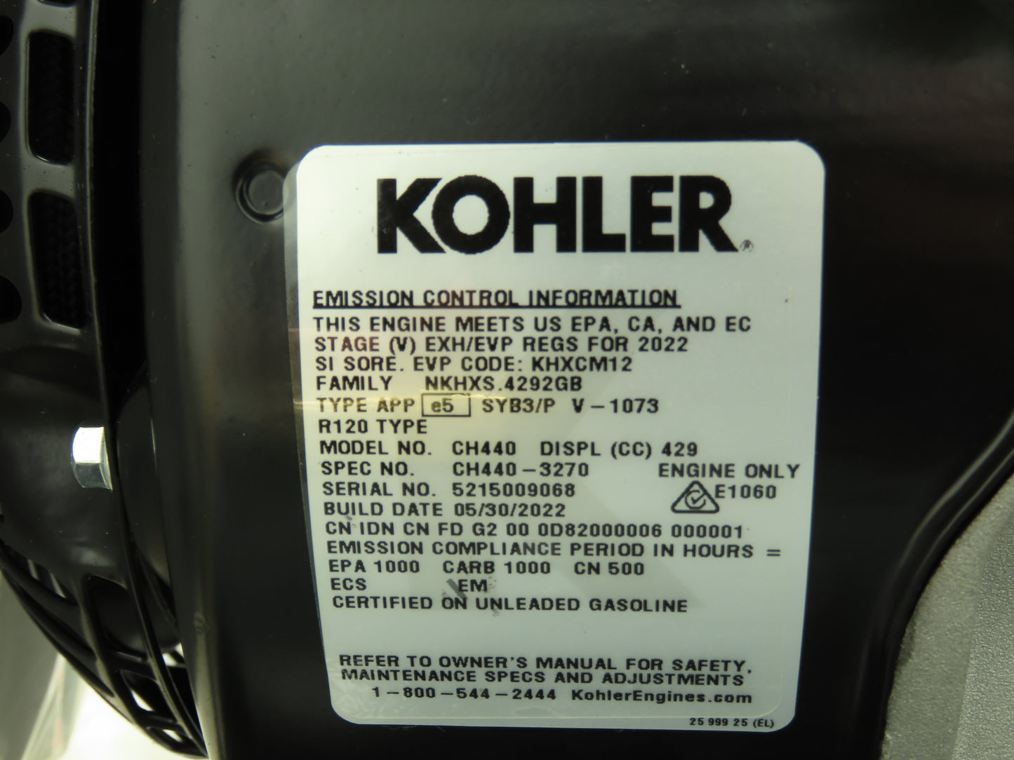 Atlas Copco CR7.5 Two-Stage Horizontal Air Compressor 7.5HP Kohler 30 Gal 175PSI