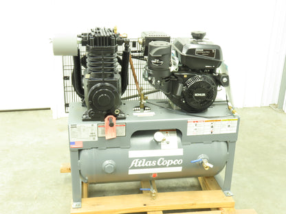 Atlas Copco CR7.5 Two-Stage Horizontal Air Compressor 7.5HP Kohler 30 Gal 175PSI