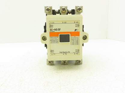 Fuji Electric SC-N5/SF SC-N5 Motor Starter Contactor 3Ph 600V 93A 120V Coil