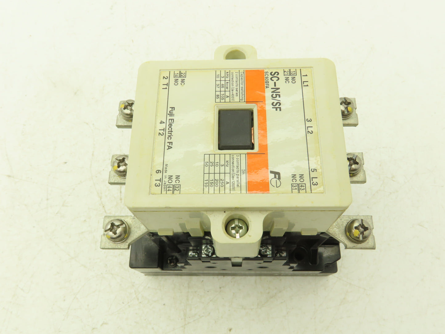 Fuji Electric SC-N5/SF SC-N5 Motor Starter Contactor 3Ph 600V 93A 120V Coil