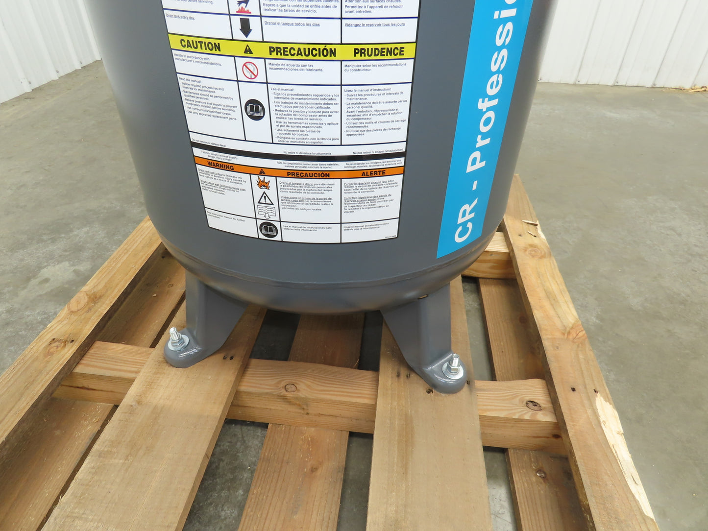 Atlas Copco CR5 Reciprocating Air Compressor 17.4CFM 5HP 460V 3Ph 80 Gal