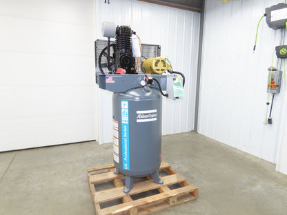 Atlas Copco CR5 Reciprocating Air Compressor 17.4CFM 5HP 460V 3Ph 80 Gal