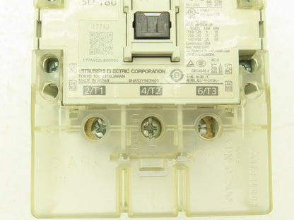 Mitsubishi SD-T80 Motor Starter Contactor 3Ph 50Hp 600V 100A 24VDC Coil