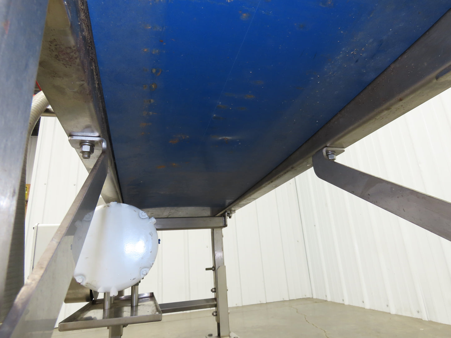 Best Industrial 12"x 57" Stainless Washdown Portable Belt Conveyor 480V 3PH