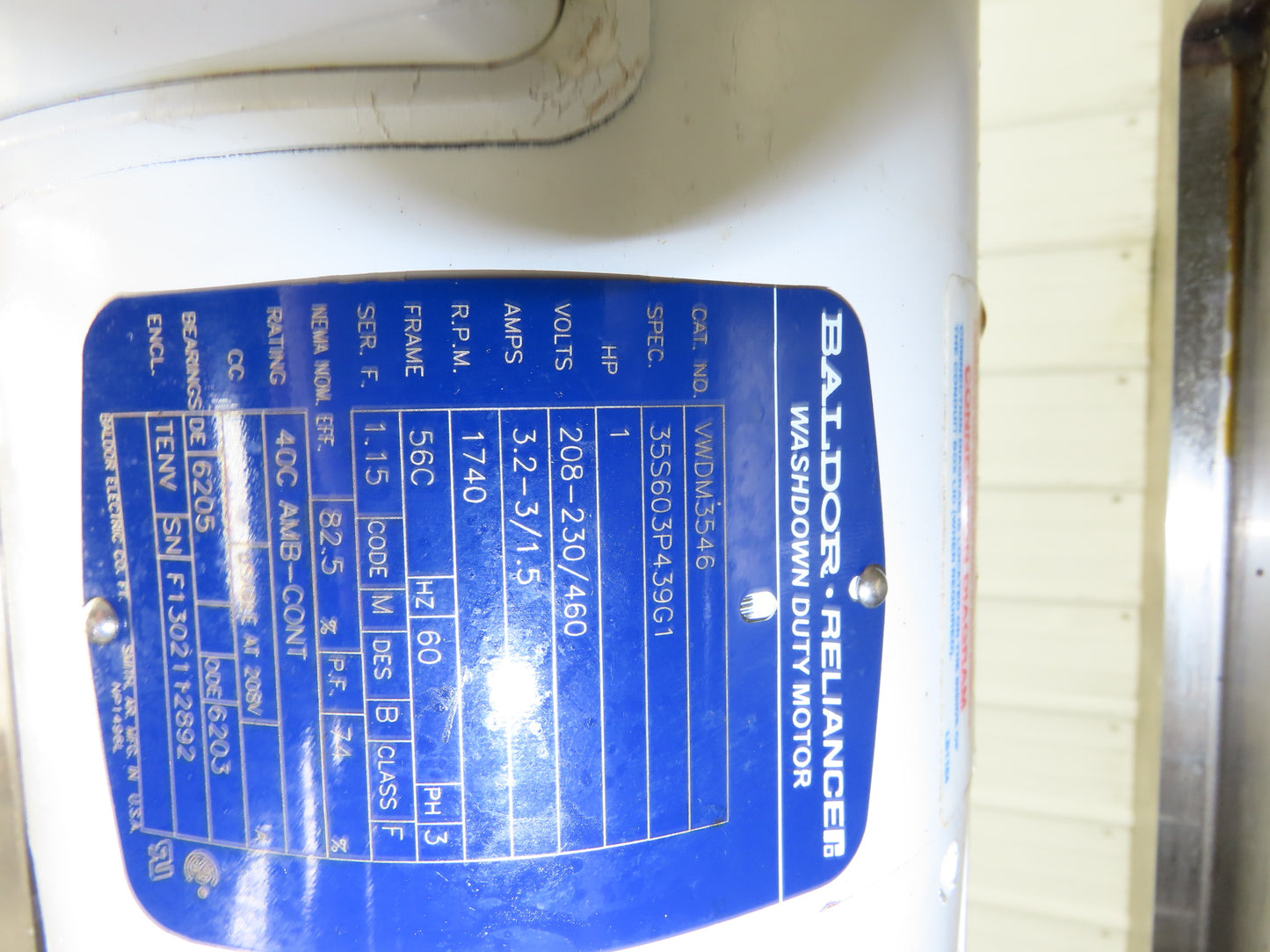 Best Industrial 12"x 57" Stainless Washdown Portable Belt Conveyor 480V 3PH