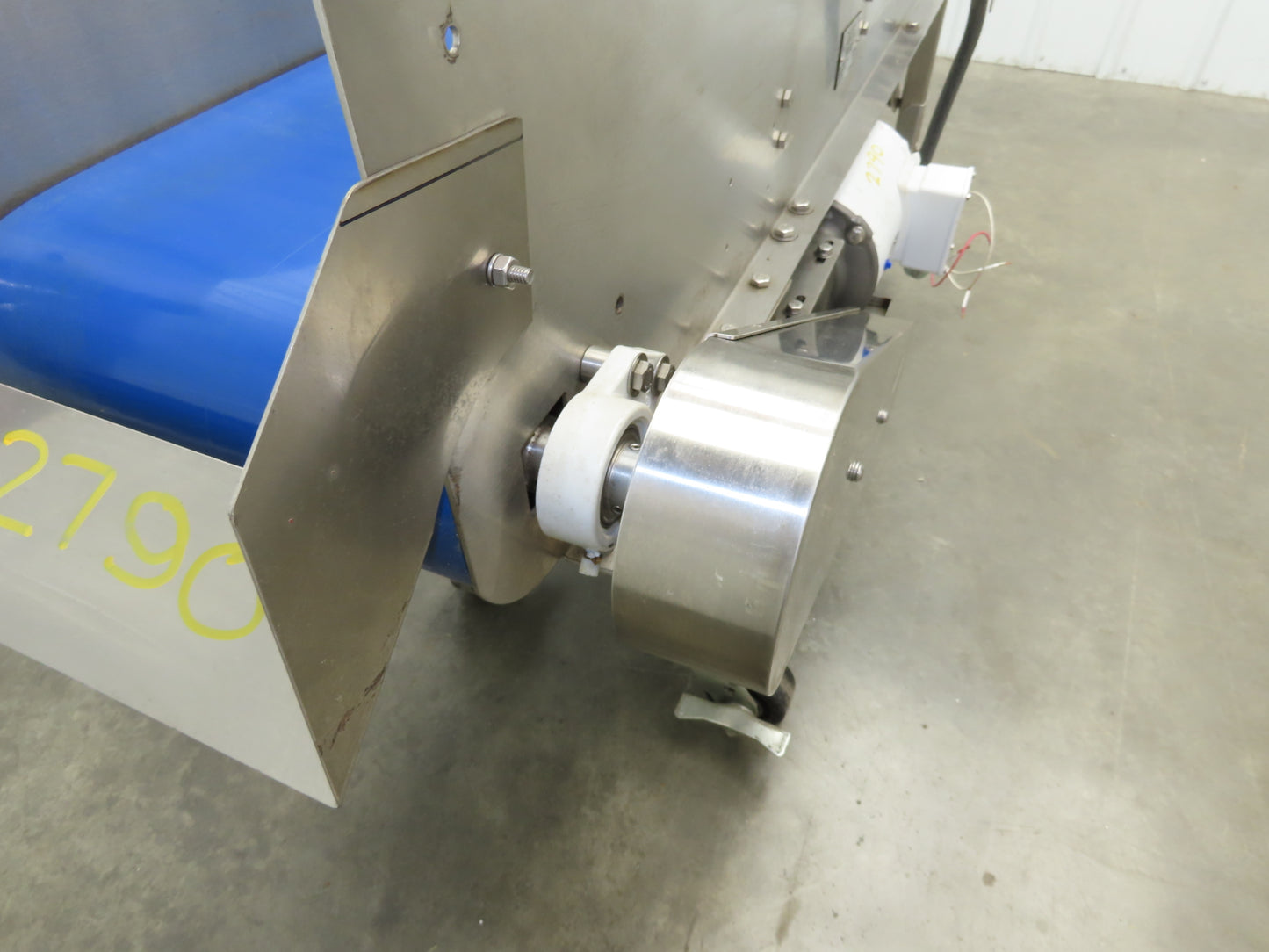 Best Industrial 12"x 57" Stainless Washdown Portable Belt Conveyor 480V 3PH