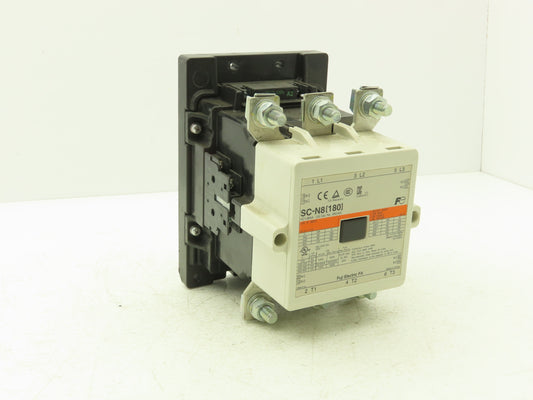 Fuji SC-N8 (180) Motor Starter Contactor 3-Pole 150Hp 180A 600V 120V Coil AC/DC