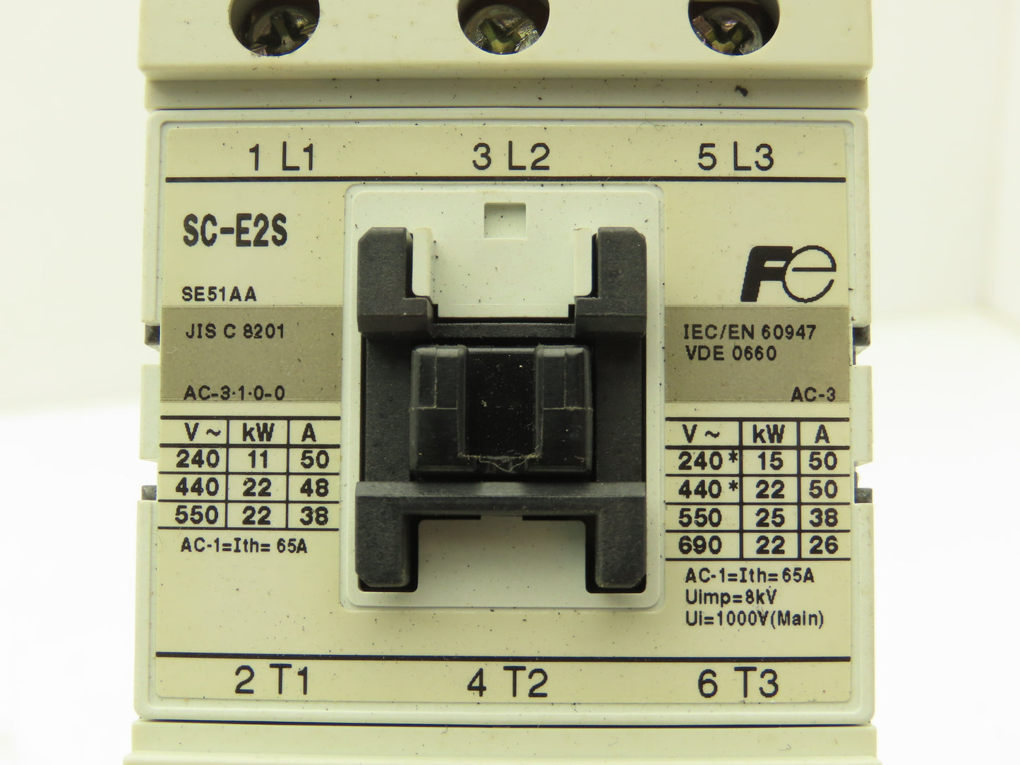 Fuji Electric BM3VSB-050 Combination Starter Manuel/Magnetic 50A 600VAC  38Hp