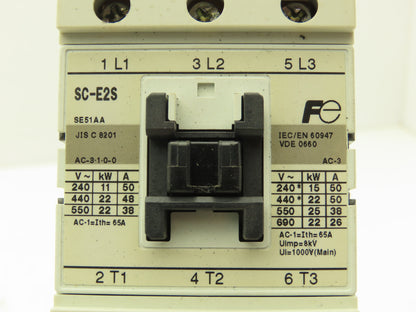 Fuji Electric BM3VSB-050 Combination Starter Manuel/Magnetic 50A 600VAC  38Hp