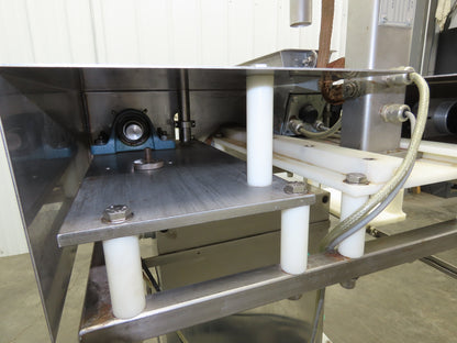 Jost FDLT 60/-35x400 Vibratory Hopper Dosing Feeder Discharge Conveyor Cart 115V