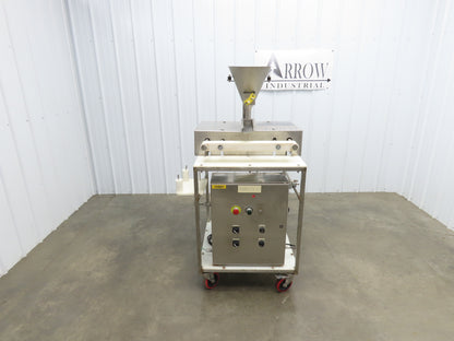Jost FDLT 60/-35x400 Vibratory Hopper Dosing Feeder Discharge Conveyor Cart 115V