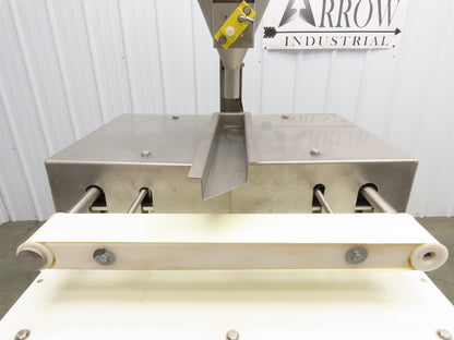 Jost FDLT 60/-35x400 Vibratory Hopper Dosing Feeder Discharge Conveyor Cart 115V