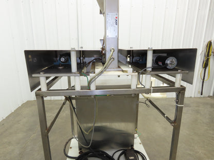 Jost FDLT 60/-35x400 Vibratory Hopper Dosing Feeder Discharge Conveyor Cart 115V