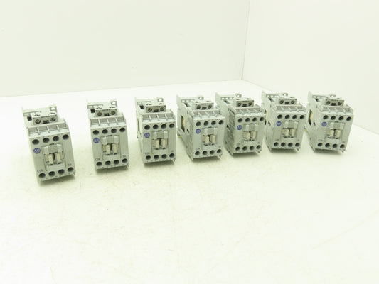 Allen Bradley 100-C09D-10 Motor Starter Contactor 7.5Hp 600V 24VDC Coil Lot of 7