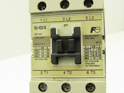 Fuji Electric BM3VSB-040 Combination Starter Manuel Overload/Magnetic 26A 550VAC