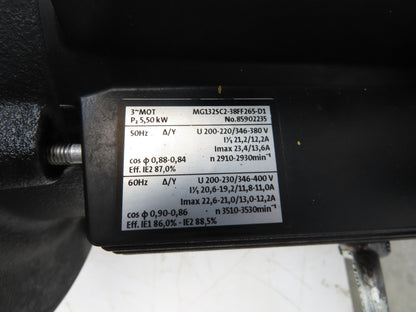 Grundfos MTR45-8/1-1 A-J-A-HUUV Immersion Pump 5.5kw 230V 3PH 1050L/min 3"Flange