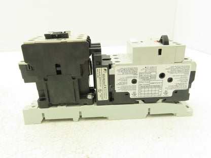 Fuji Elec BM3RSR-P16 Manual Starter .1-.16A  Adj Overload w Contactor Lot of 2