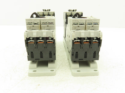 Fuji Elec BM3RSR-P16 Manual Starter .1-.16A  Adj Overload w Contactor Lot of 2
