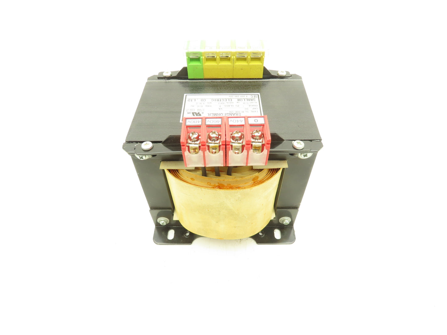 Swallow Step-Down Power Transformer 500VA Pri 440-460-480V Sec 200-208-220V 1Ph
