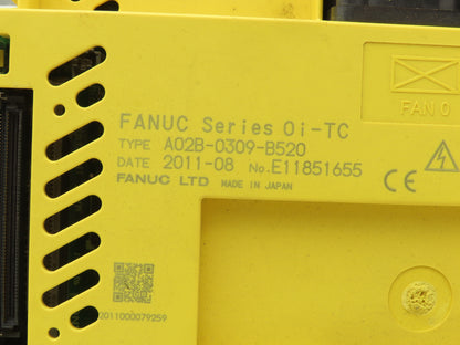 Fanuc A02B-0309-B520 CNC HMI Controller Panel W/Display Monitor Series 0I-TC