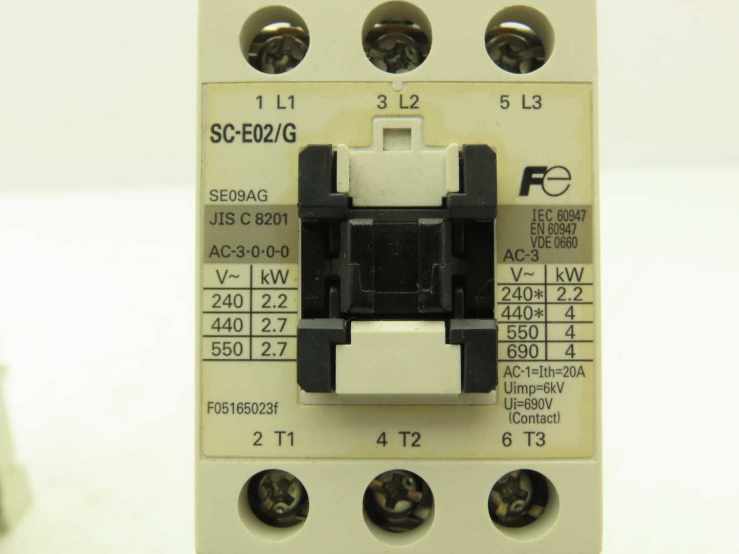 Fuji Elec BM3RSB-P63 Manual Starter .4-.63A Adj Overload w Contactor Lot of 2