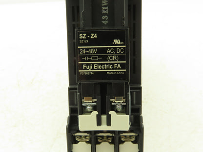 Fuji Elec BM3RSB-P63 Manual Starter .4-.63A Adj Overload w Contactor Lot of 2