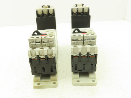 Fuji Elec BM3RSB-P63 Manual Starter .4-.63A Adj Overload w Contactor Lot of 2