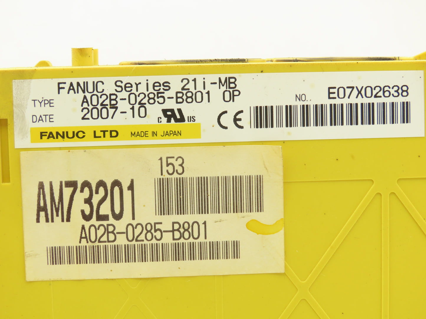 Fanuc A02B-0285-B801 Backplane Chassis HMI Control Board Series 21i-MB