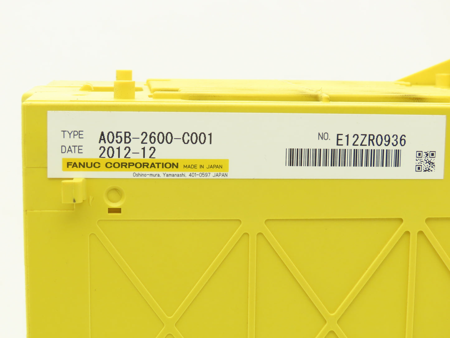 Fanuc A05B-2600-C001 Double Slot Rack Backplane Control Chassis