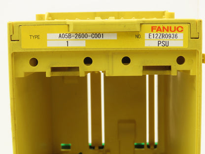 Fanuc A05B-2600-C001 Double Slot Rack Backplane Control Chassis