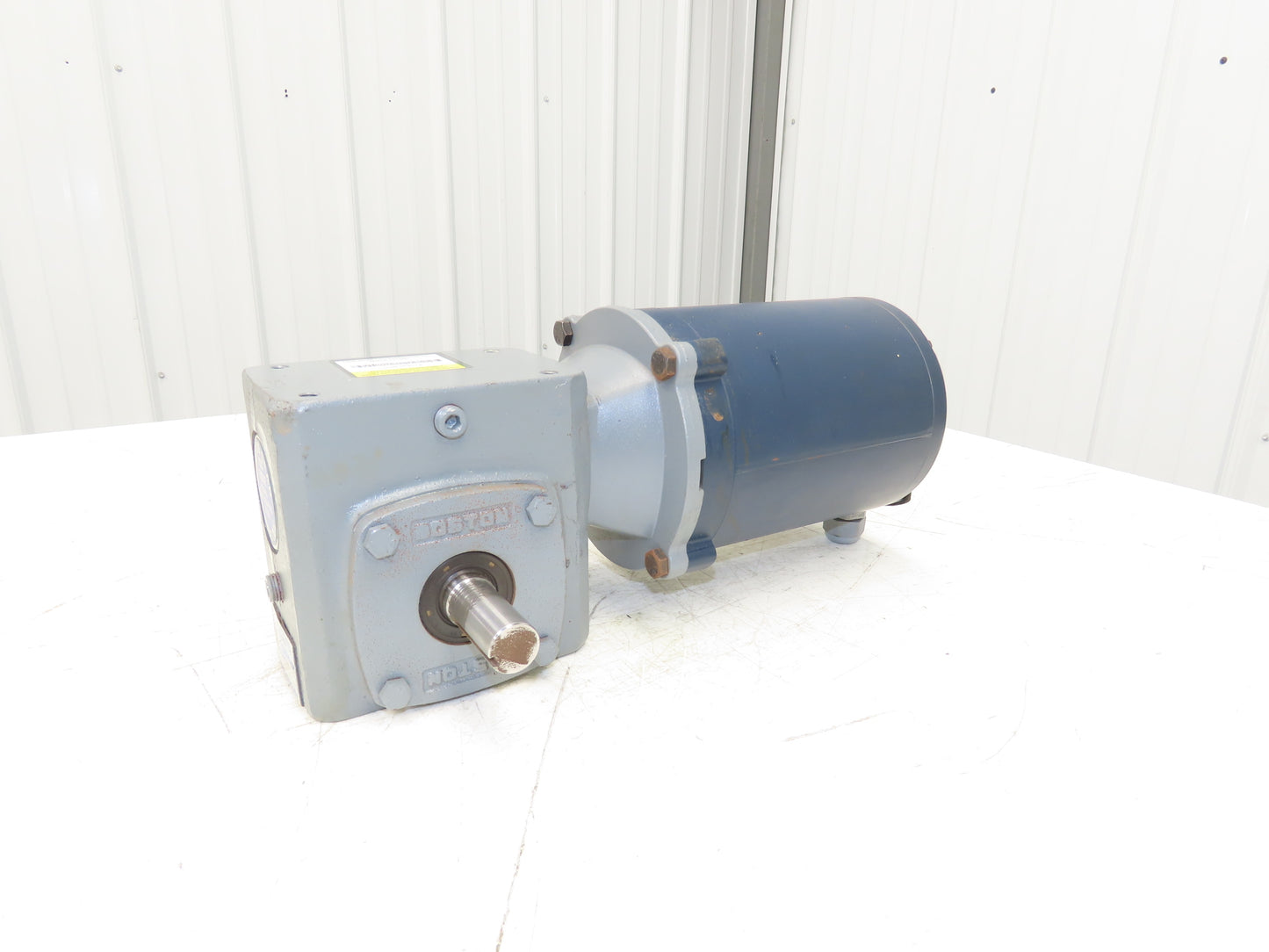 Leeson C4T17NC46A Gearmotor 30:1 Boston Gear Reducer 58rpm .5Hp 230/460V 56C LH