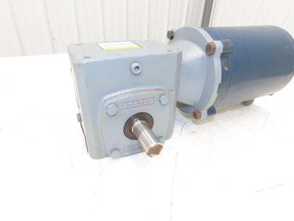 Leeson C4T17NC46A Gearmotor 30:1 Boston Gear Reducer 58rpm .5Hp 230/460V 56C LH